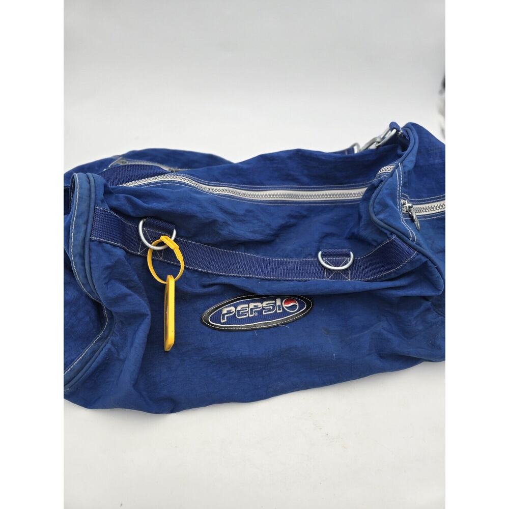 Vintage Pepsi Branded Duffel Bag With Detachable Side Bag